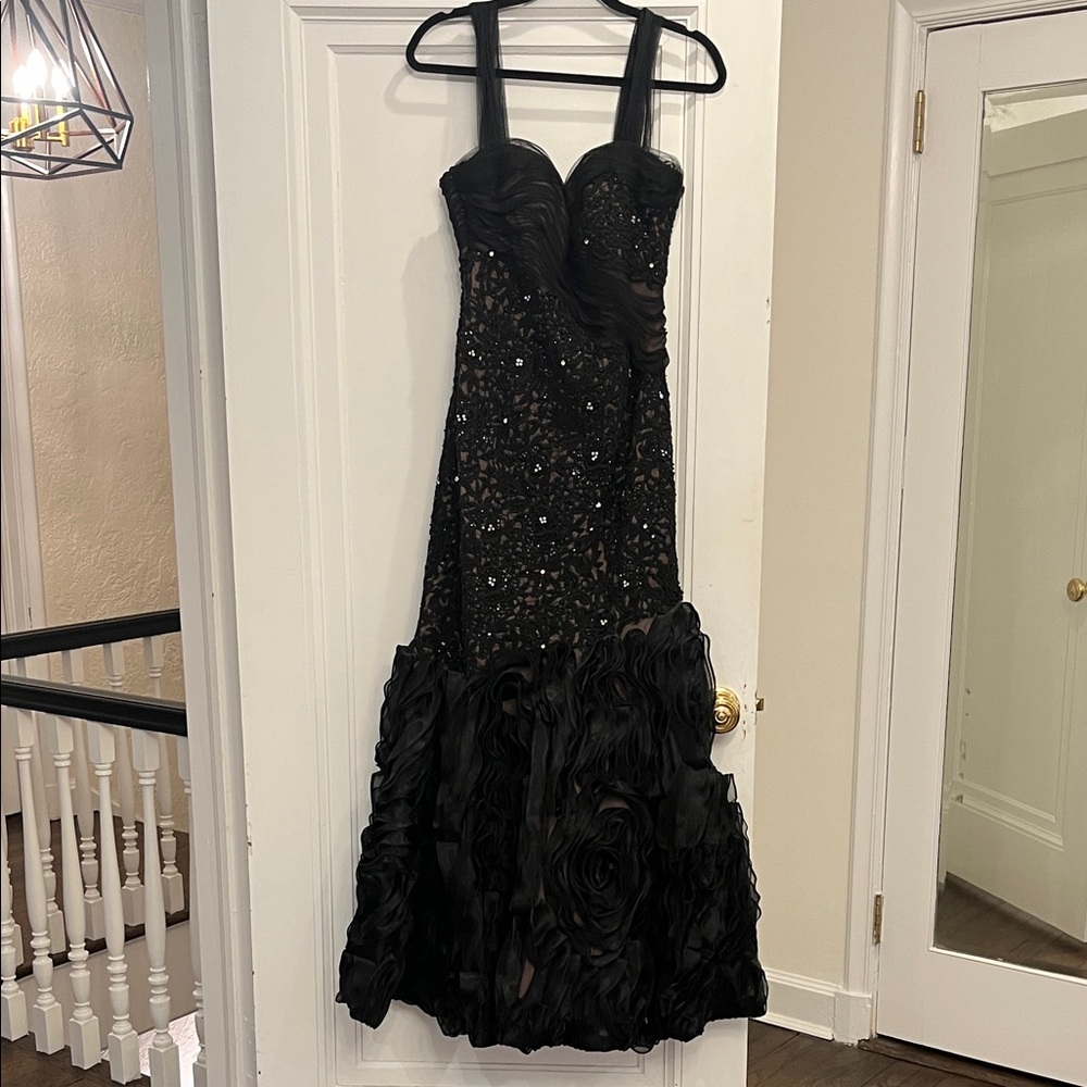 Jovani Black Embellished Gown